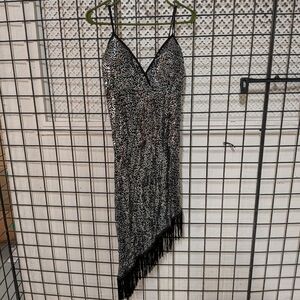 New Women's Silver Sequin Dress